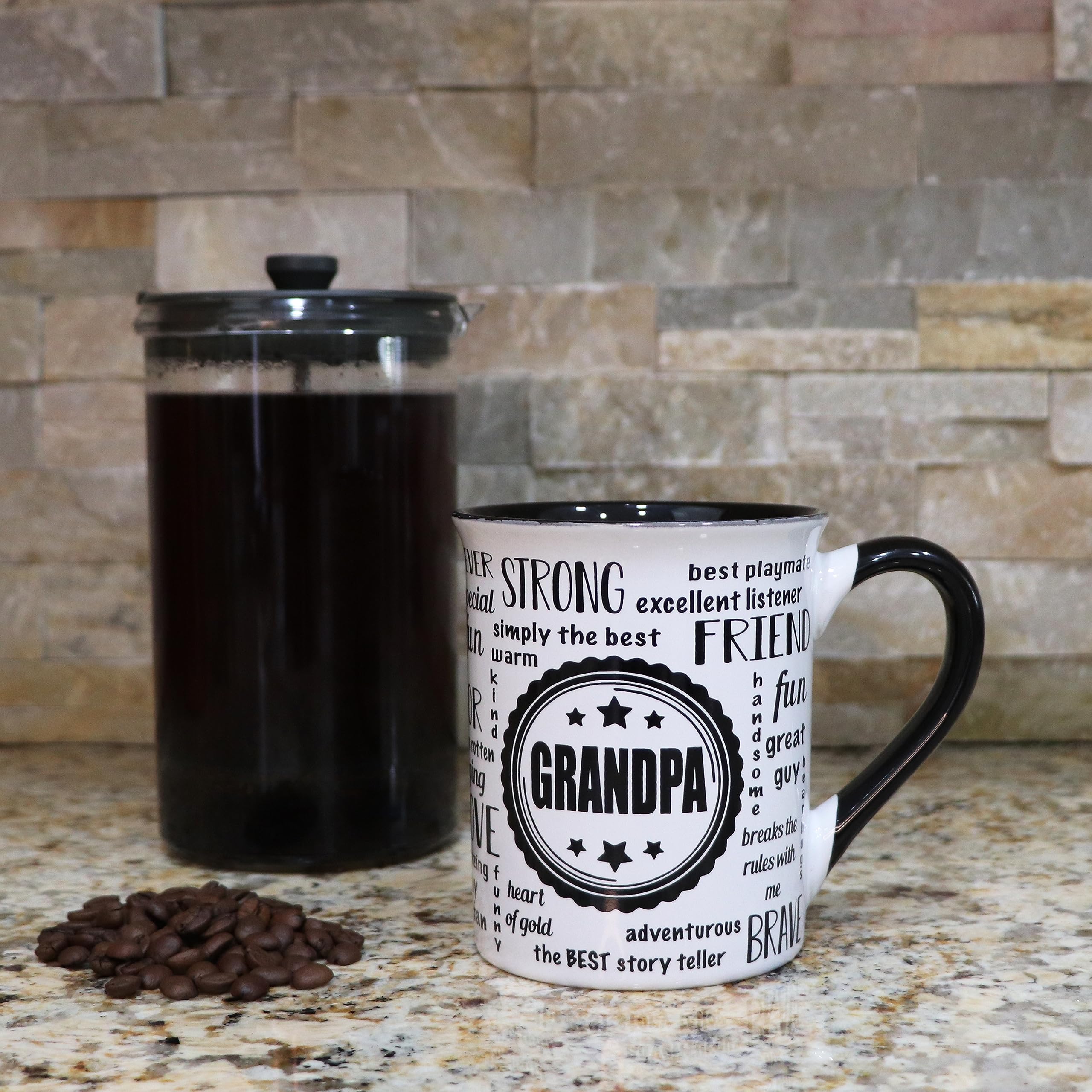 Cottage Creek Grandpa Mug dishwasher safe, easy cleanup after daily use.