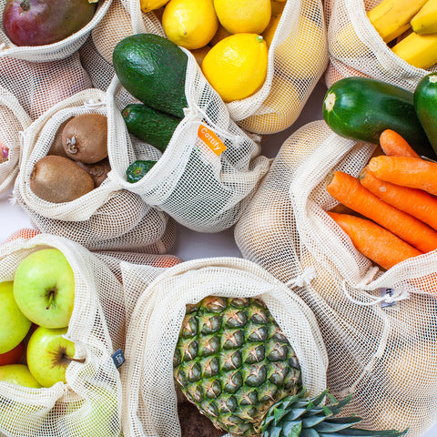 Machine-washable Cottify mesh bags for quick cleanup