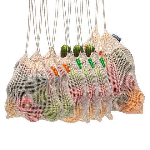 Cottify organic cotton mesh bags highlighting eco-friendly design