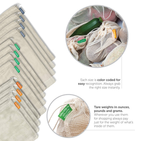 Cottify tare-weight labels help quick, transparent checkout.