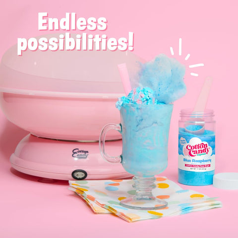 Cotton Candy Express assorted floss sugar kit for flavor variety.