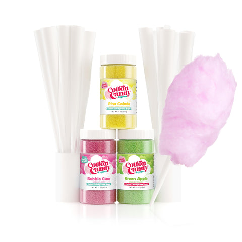 Cotton Candy Express Bubble Gum jar for home parties.