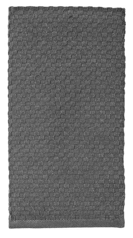 Cotton Craft Amazing Kitchen Towels charcoal 16x28 ideal for hands-on kitchen drying