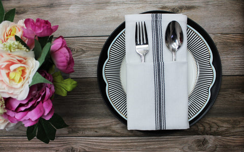 Cotton Craft Commercial-grade towels suitable for professional kitchens.