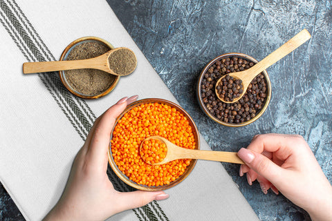 Cotton Craft Eco-friendly pure cotton towels emphasize sustainable kitchen choice.