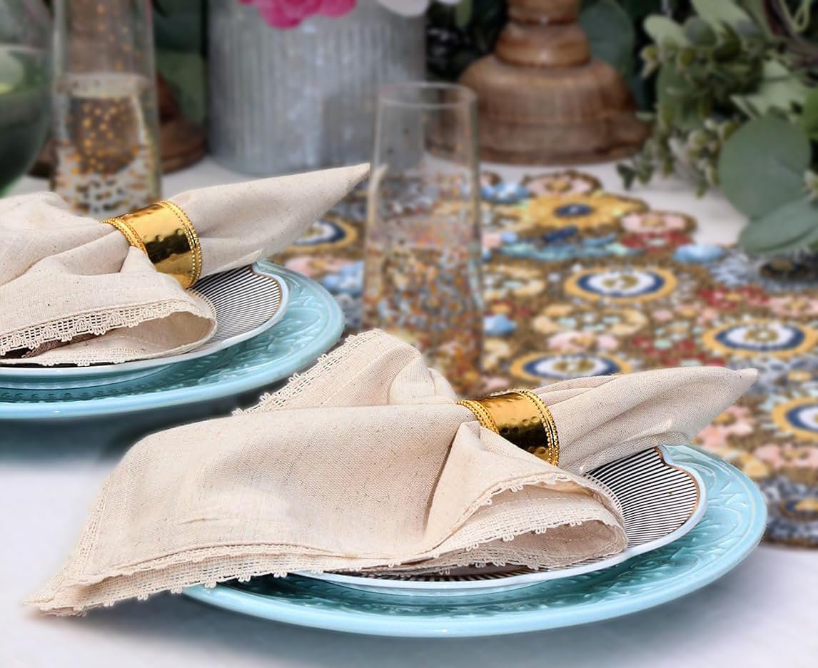 Washable linen napkins that reduce waste and elevate casual meals