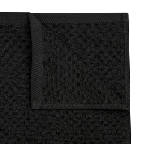 COTTON CRAFT pure cotton terry towel in black for long-lasting use