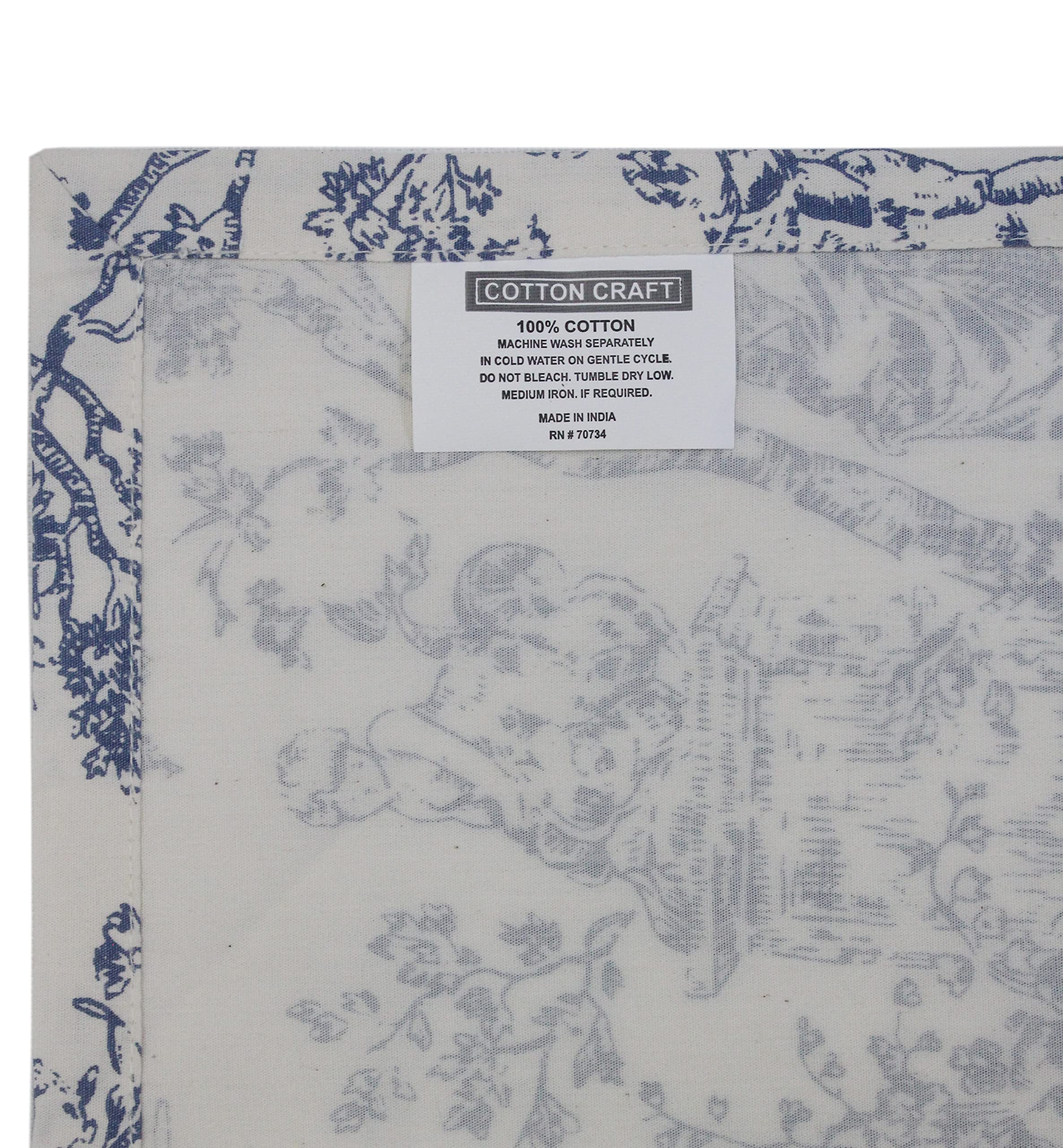 COTTON CRAFT reusable napkin emphasizes eco-friendly dining and reduced disposables.
