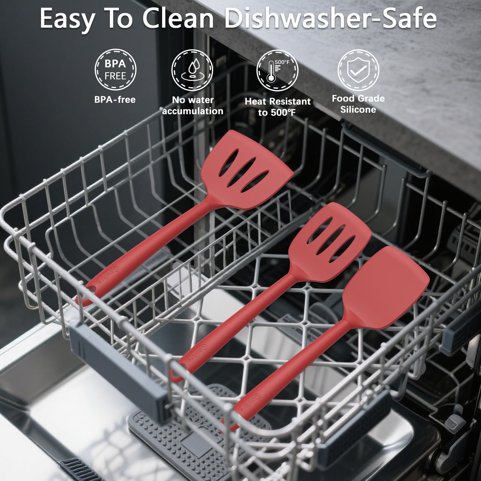 Coukre heat-resistance up to 500°F for high-heat searing and frying