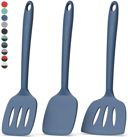 Coukre large fish spatula for delicate flipping on non-stick cookware