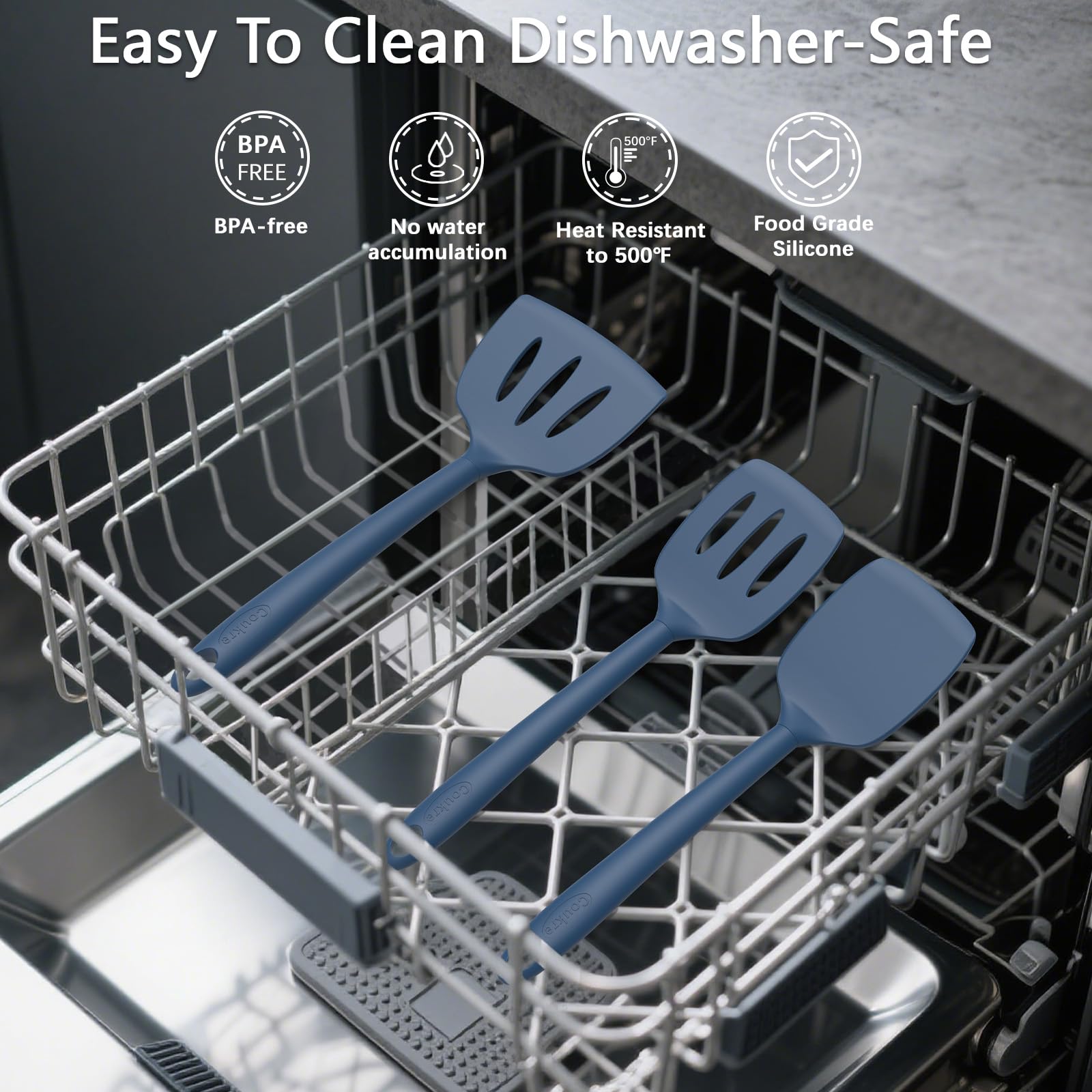 Coukre non-stick surface for easy cleaning and dishwasher-safe use