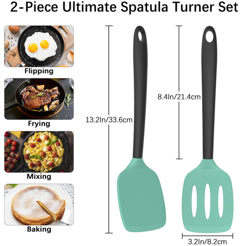 Coukre spatula features a hanging hole for convenient storage.