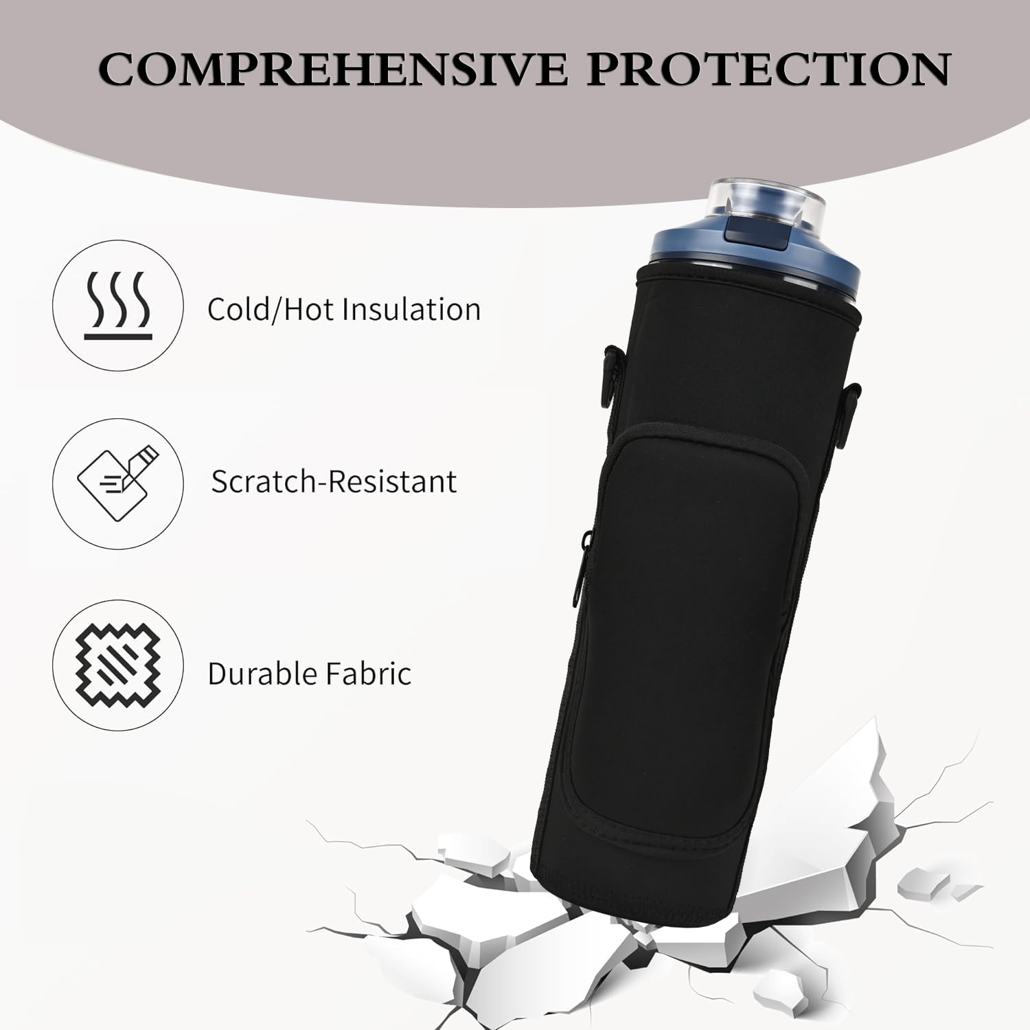CouldyCasi Ninja Blast Max bag uses neoprene material for durable, protective cushioning.