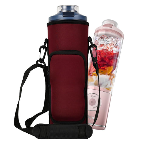 CouldyCasi Ninja Blast Max bag side view protects blender on the go