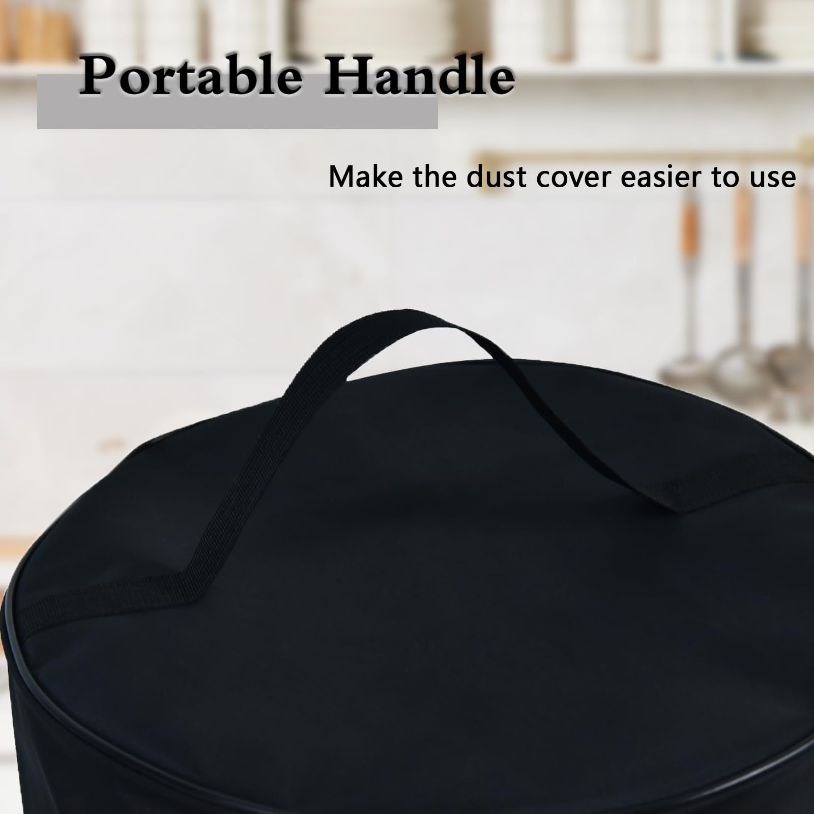 CouldyCasi one-piece cover for Instant Pot 6 Qt simplifies storage and quick use.