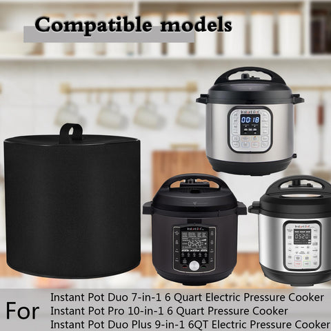 CouldyCasi dust cover for Instant Pot Pro 6 Qt keeps your device clean and ready.