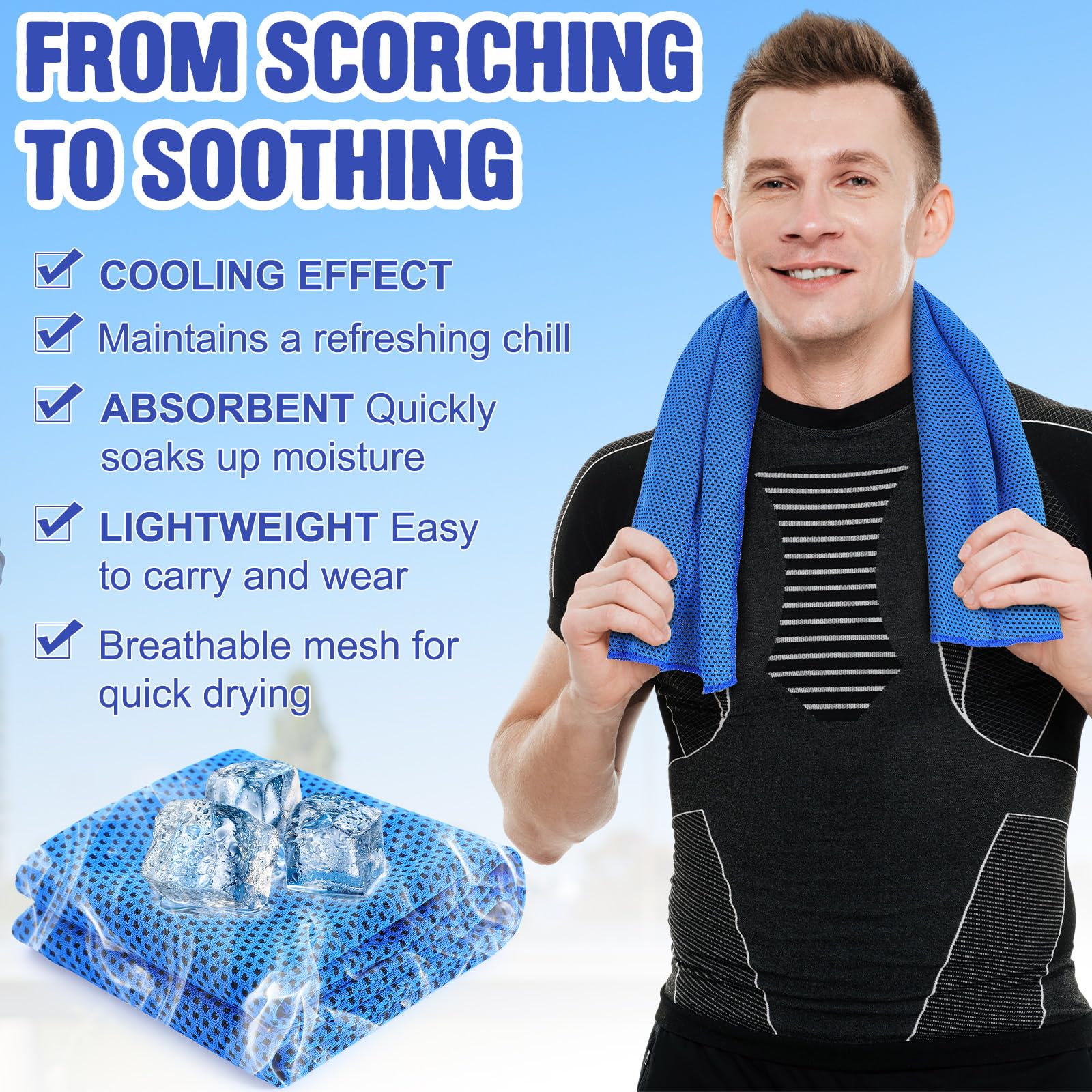 Coume gift box square card, ideal for gifting to workout lovers.