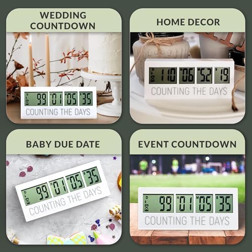 Countables countdown clock durable body supports years of use.