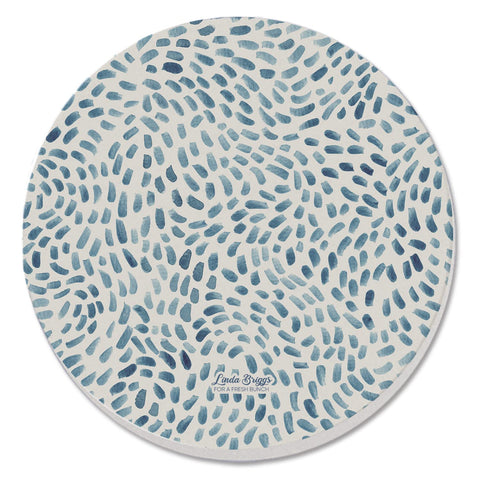 Counterart Thirstystone Drift Marks decorative coaster for desks and tables.