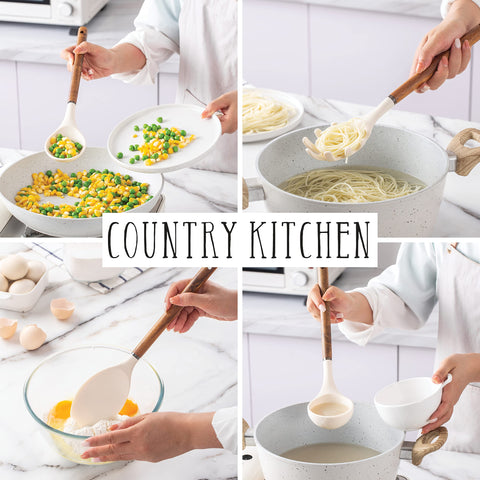 Country Kitchen angled spatula for scraping bowls and precise flipping