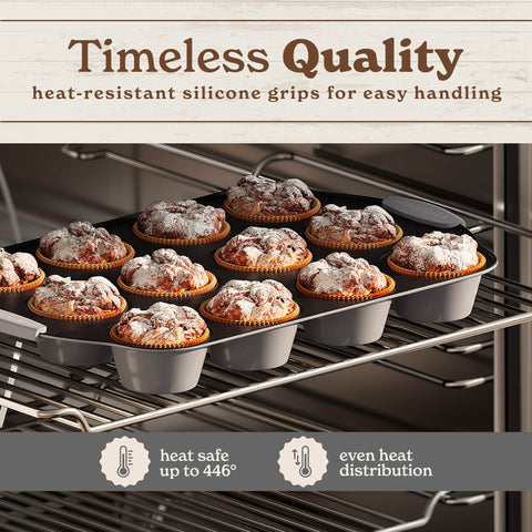 Country Kitchen nonstick stackable bakeware set roasting pan for browning and roasting