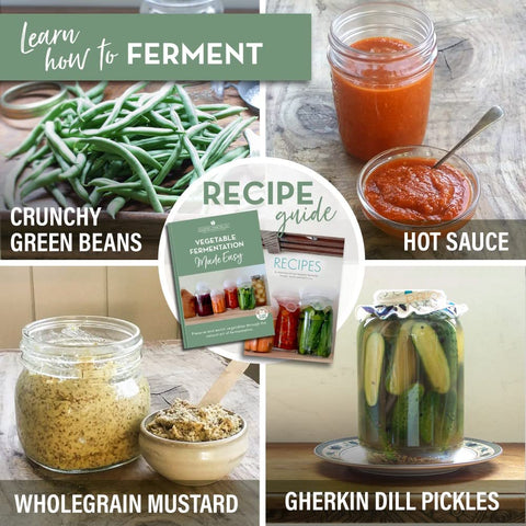 Country Trading Co. easy recipes book for quick, flavorful fermentation ideas.