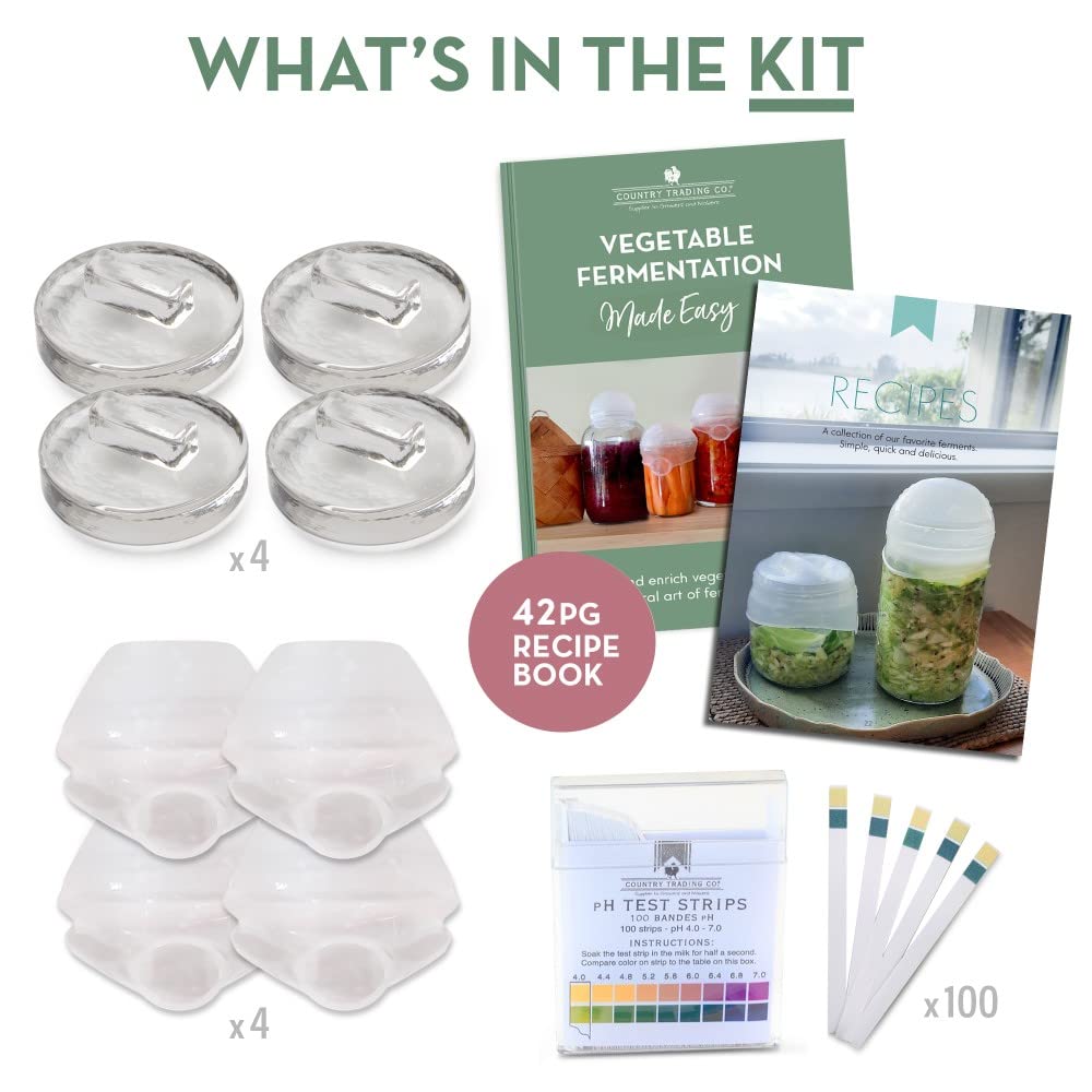 Country Trading Co. universal lids fit many jars and seal with mess-free ease.
