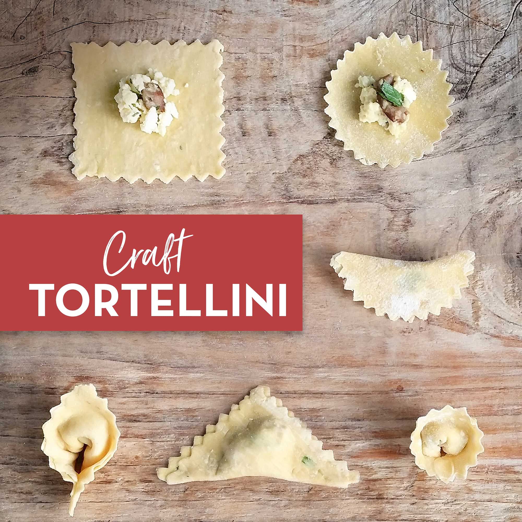 Country Trading Co ravioli cookbook pages with fillings and sauces.