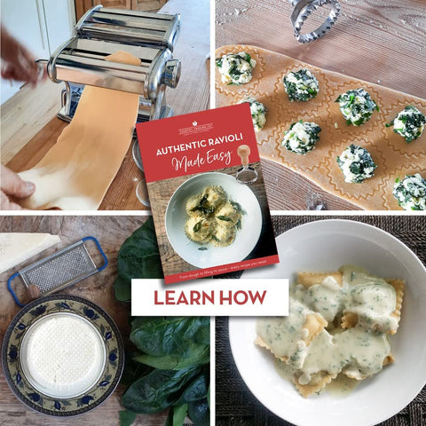 Country Trading Co ravioli mold doubles as dumpling and empanada tool.