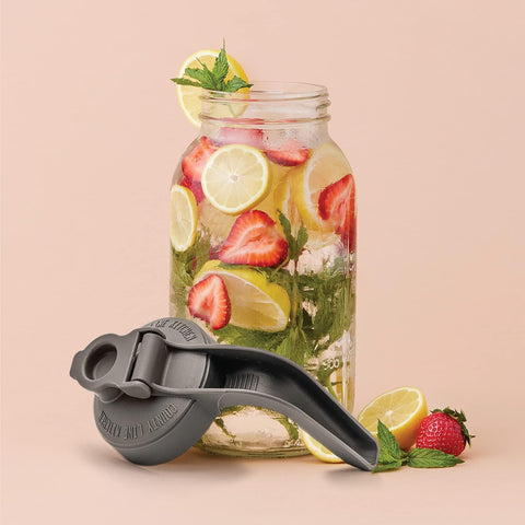 County Line Kitchen mason jar pitcher sun tea ready for iced beverages