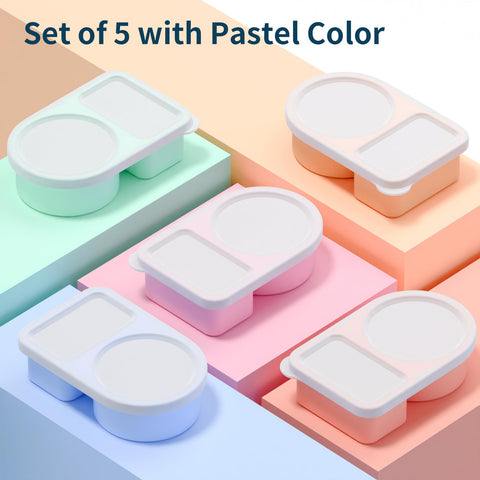 coutnier Snackle Box is durable, food-grade silicone safe for fridge and dishwasher.