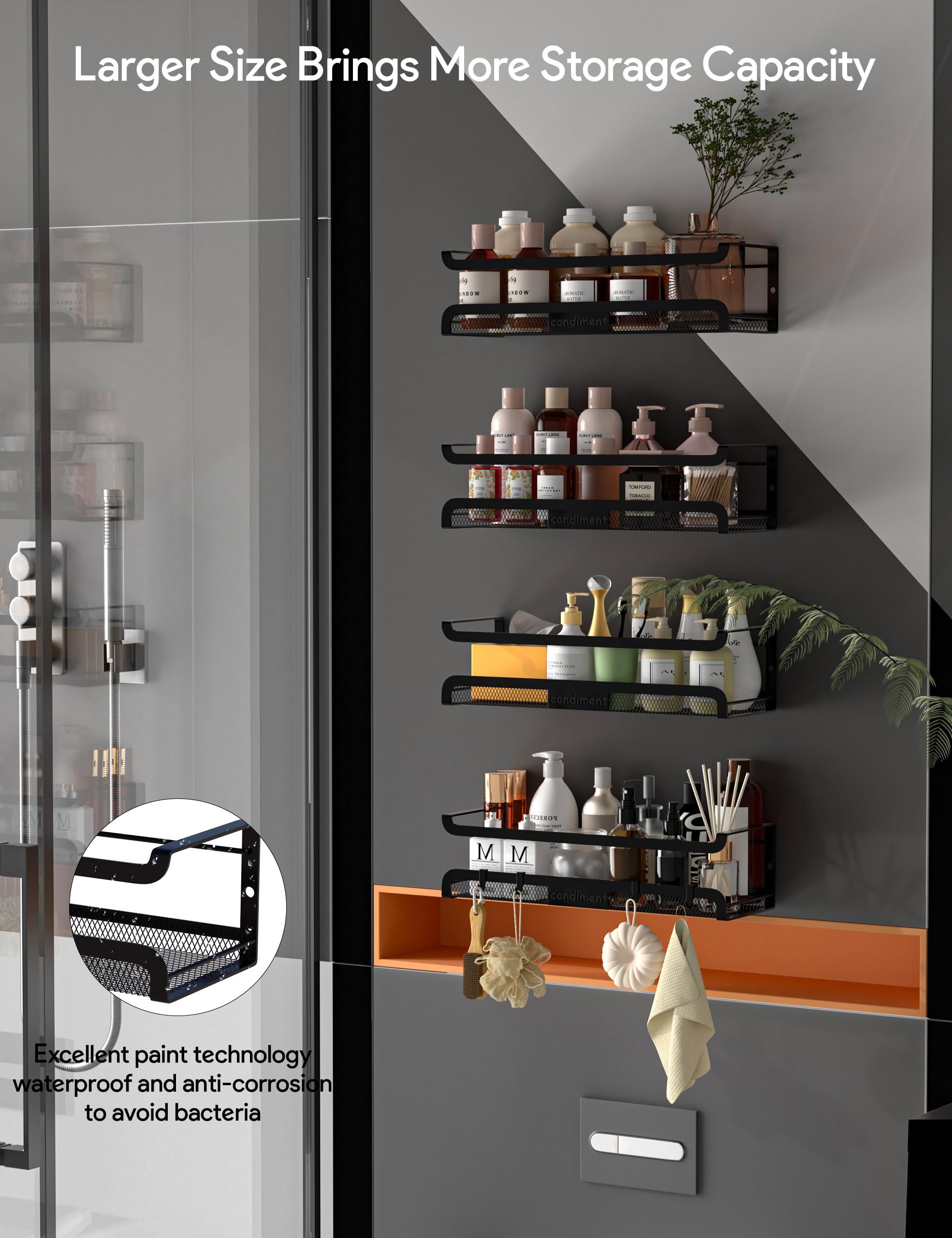 Couwilson screws provide secure wall mounting.