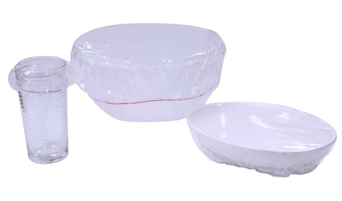 CoverMate microwavable food cover protects food in the microwave while venting steam.
