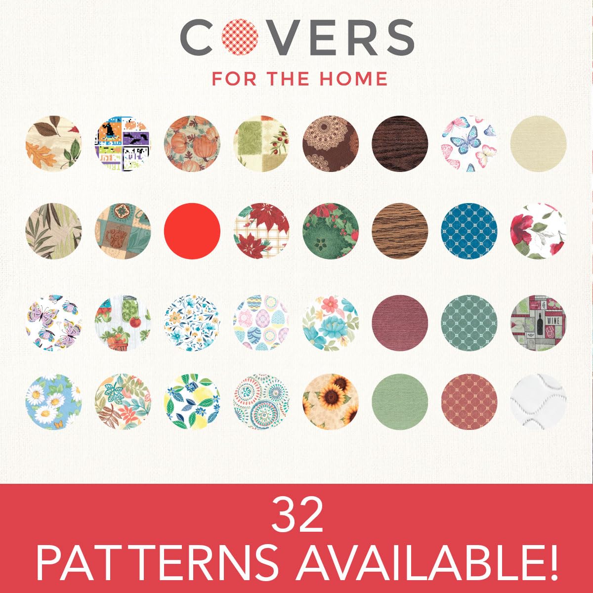 Covers For The Home Christmas pattern table cover enhances festive décor