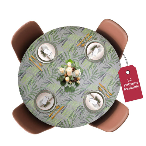 Covers For The Home deluxe fern-pattern table cover with elastic edge protects surfaces