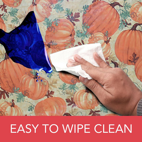 Covers For The Home pumpkin-pattern waterproof surface guards against spills