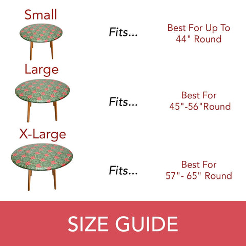 Covers For The Home waterproof Christmas table cover guards against spills