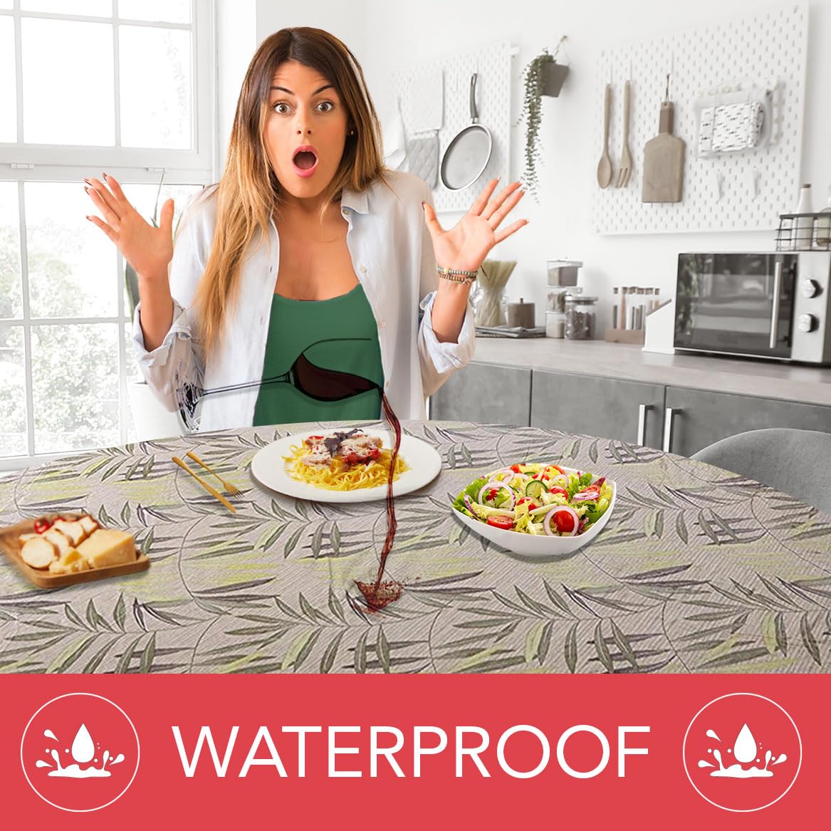 Covers For The Home soft polyester-backed fern-pattern table cover
