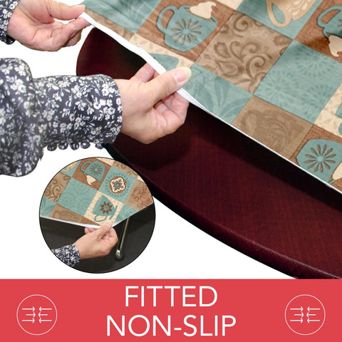 Covers For The Home elastic edge closeup shows snug fit design and flexibility.