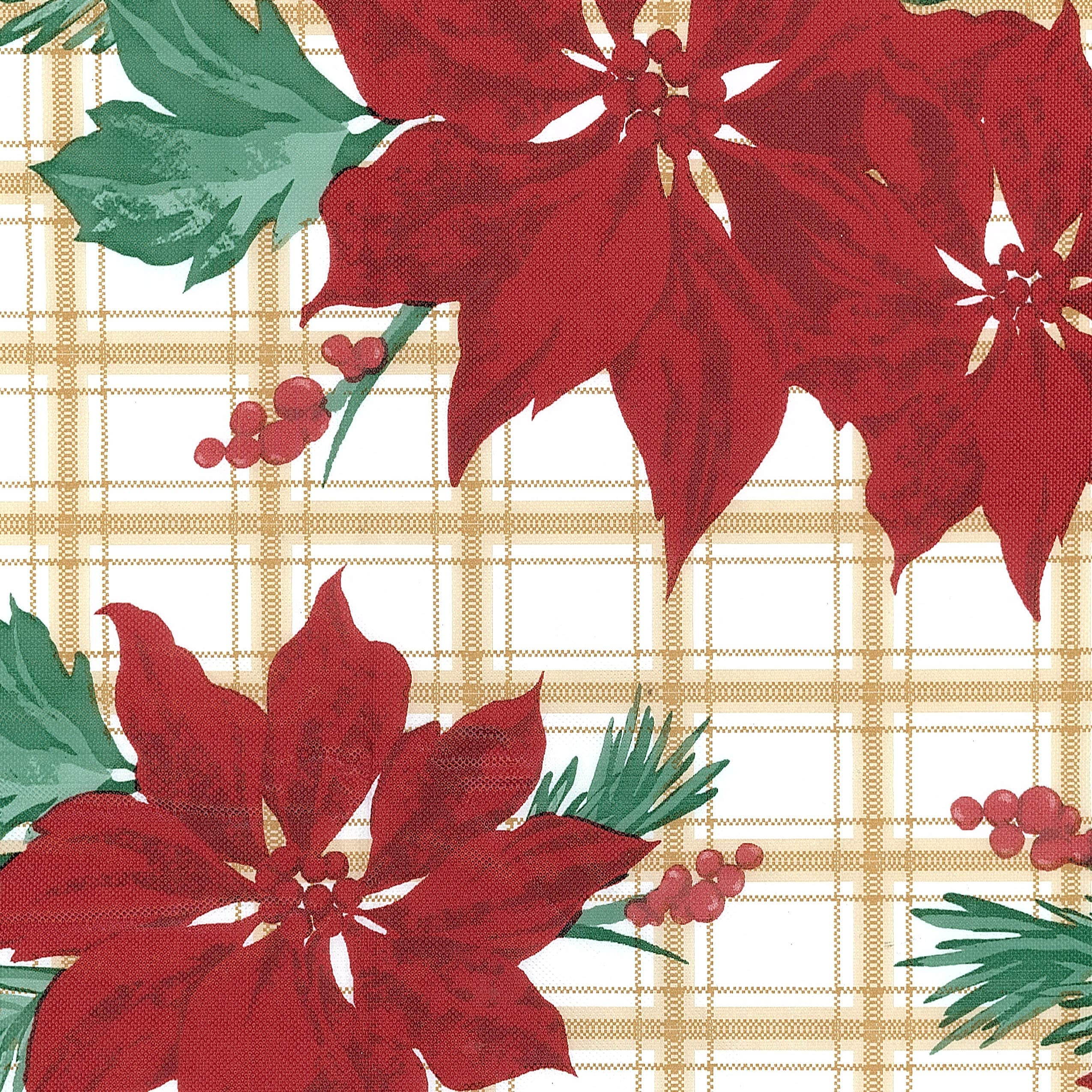 Covers For The Home round table cover fits up to 44 inches, ideal for holiday gatherings.