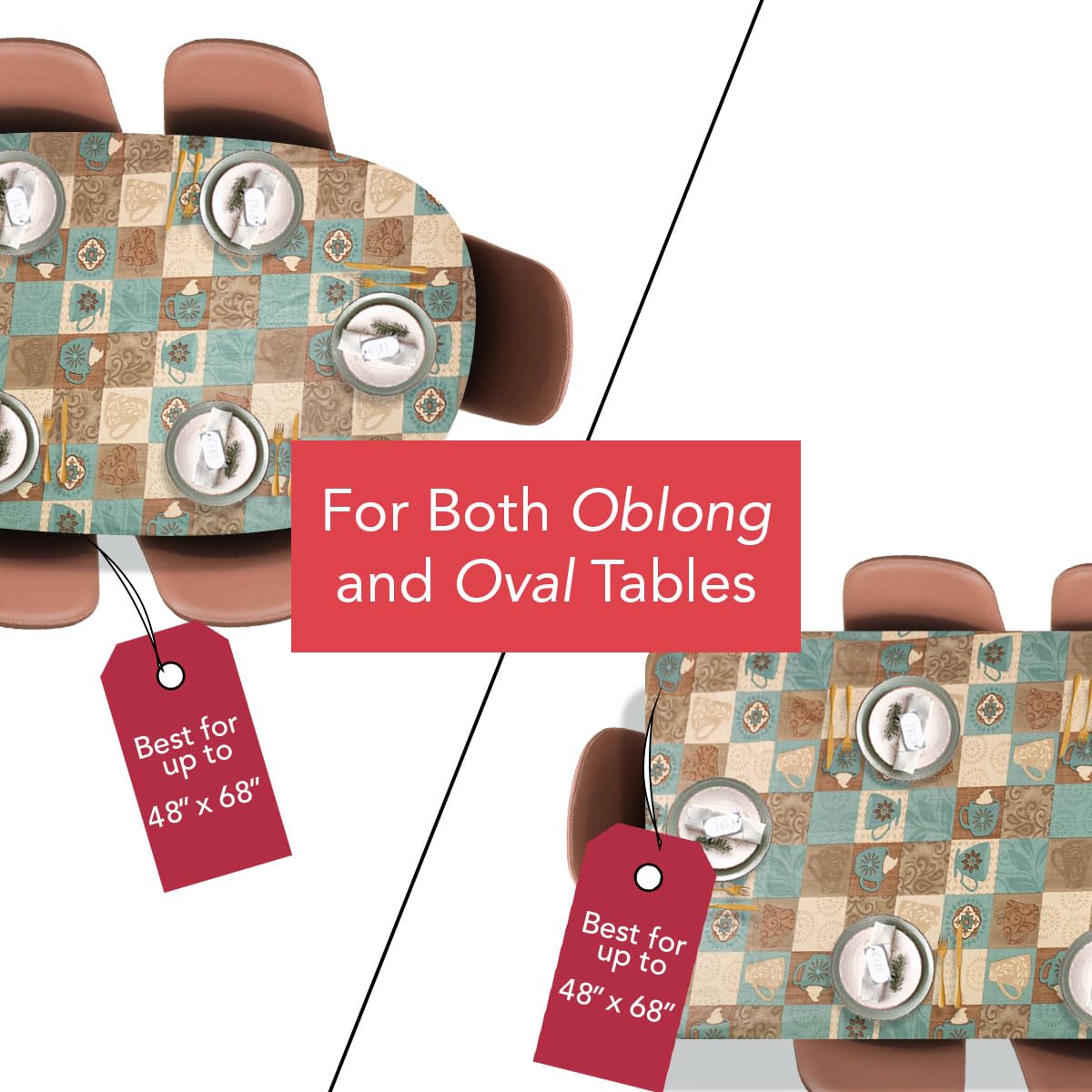 Covers For The Home waterproof design keeps surfaces safe from spills.