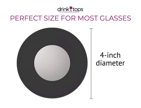 Coverware stainless steel screen with silicone edge grips glass securely