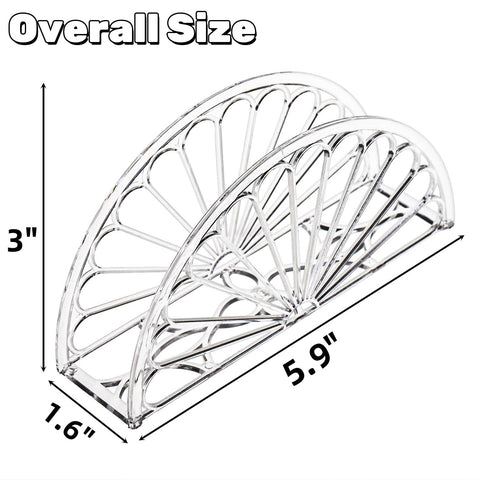 Covzoe 36-pack tissue dispenser with transparent, stylish look.
