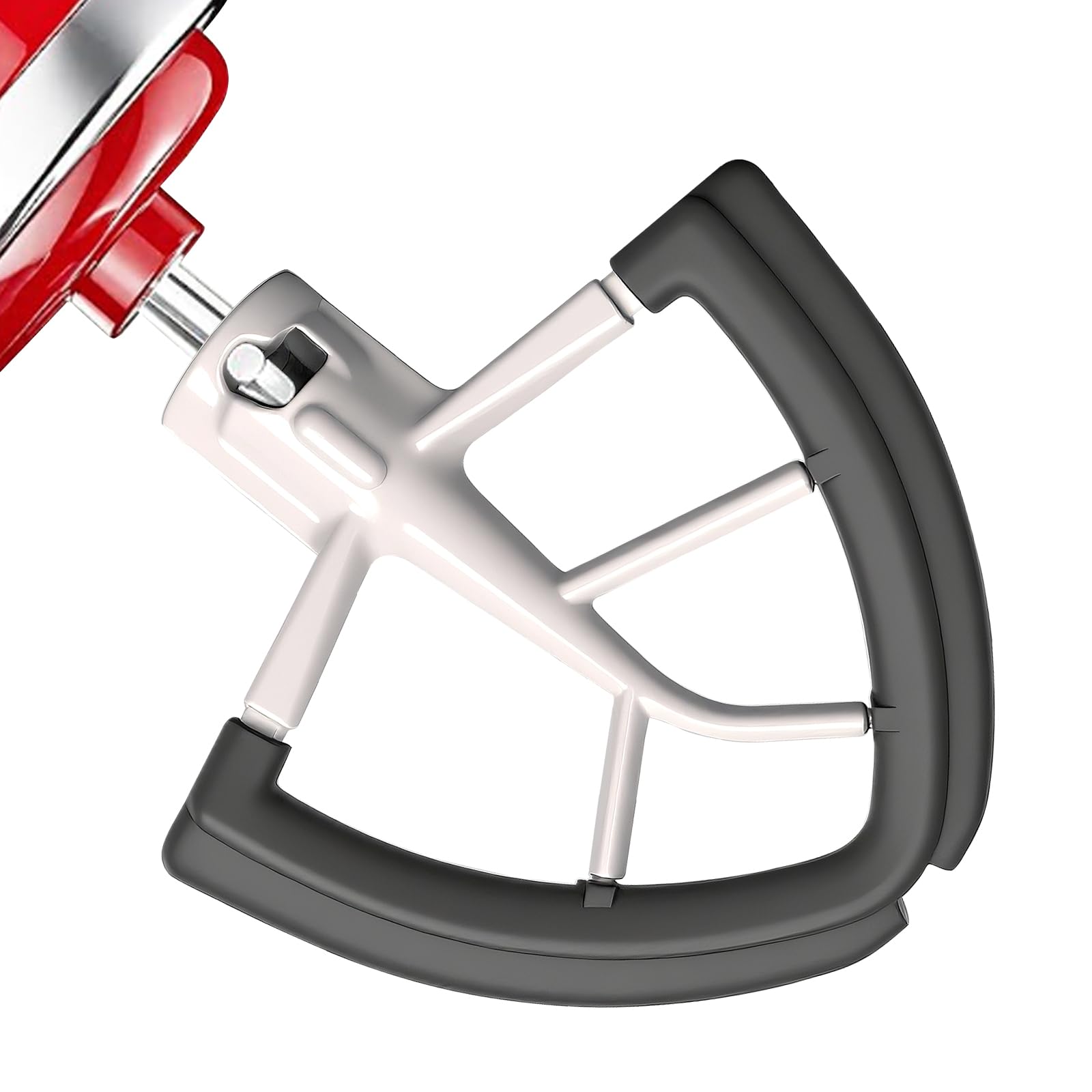 Cowbright Flex Edge Beater showing silicone edge for even mixing