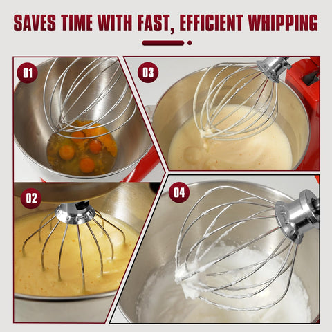 Stainless steel hub and wires prevent aluminum exposure for cleaner results.