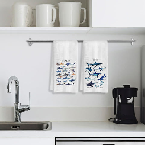 COWEB Shark Towels kitchen-dish-towels combine decor with practical drying.