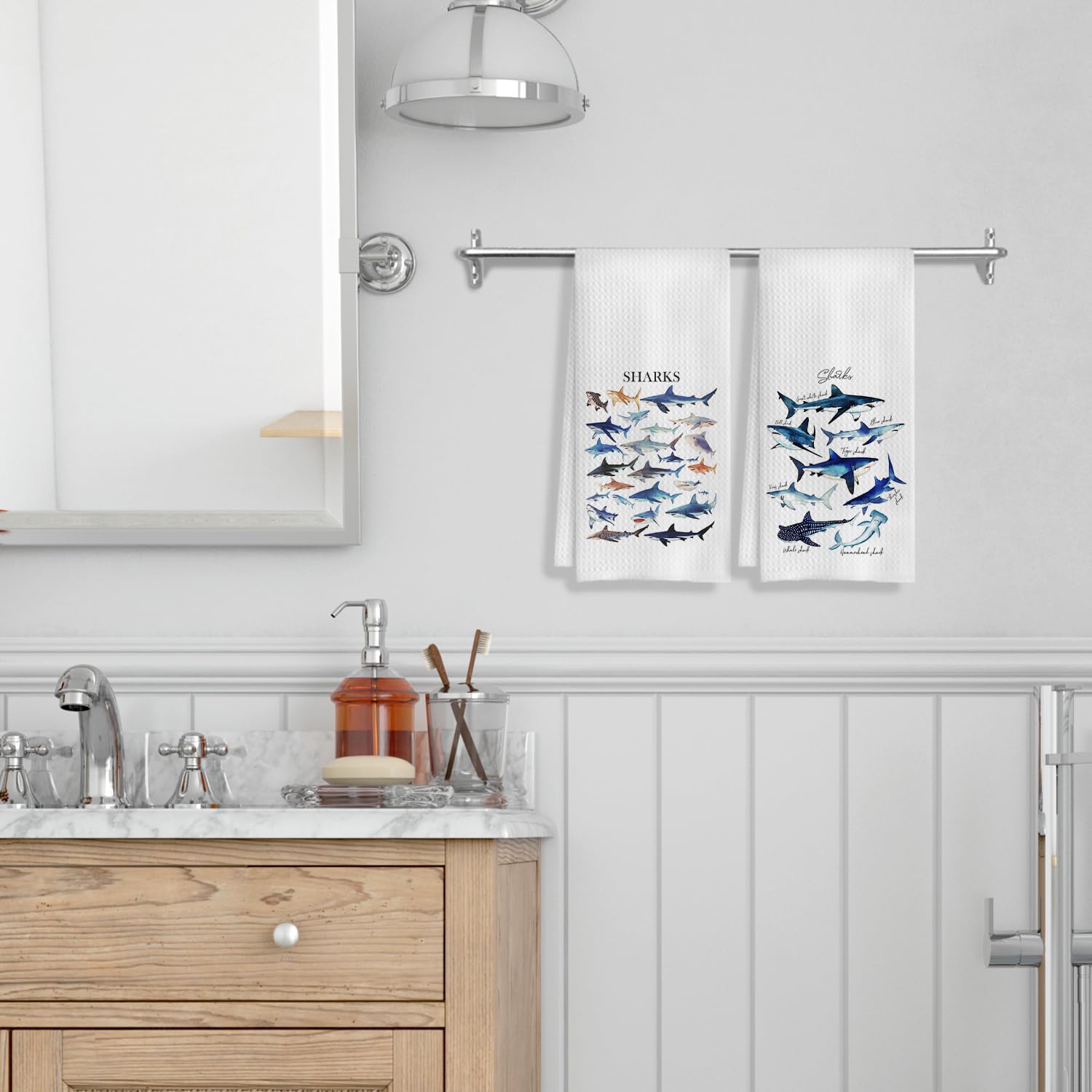 COWEB Shark Towels quick-dry-absorbent feature supports fast towel drying.