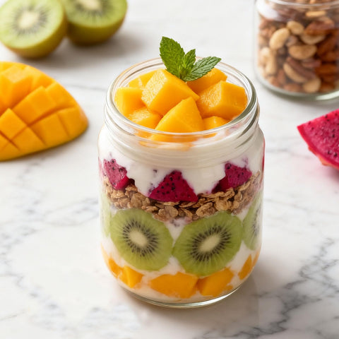 COYACOOL dishwasher-safe glass jar for quick cleanup after prep