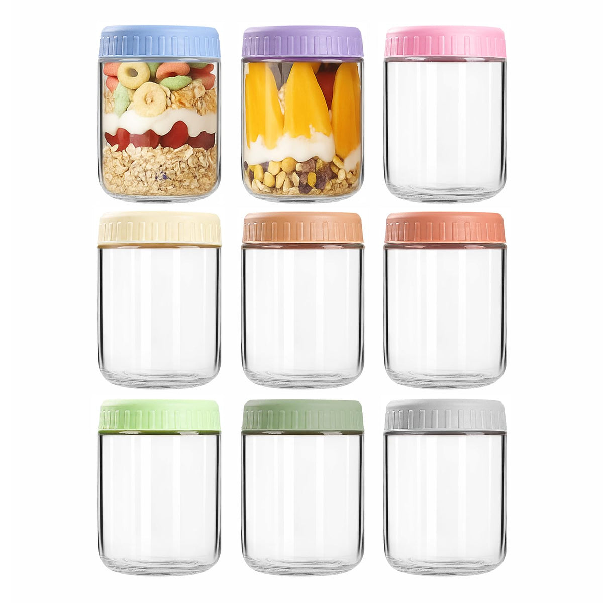 COYACOOL overnight oats container with lid keeps breakfast fresh and ready