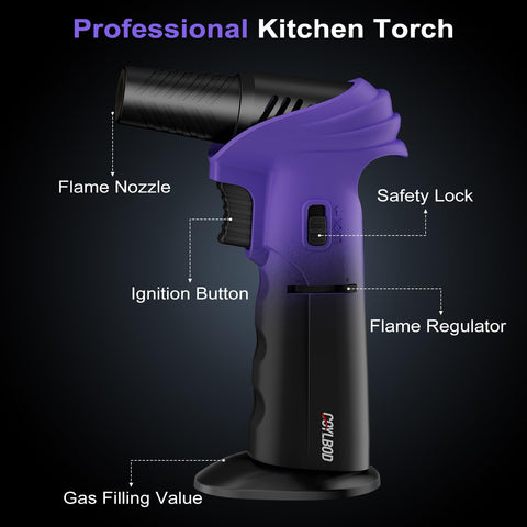 CoYlBod adjustable flame control lets you size the flame precisely.